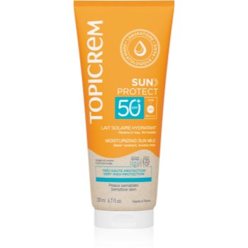 Topicrem Sun Protect Moisturizing Sun Milk SPF50+ lotiune hidratanta SPF 50+ - imagine 2